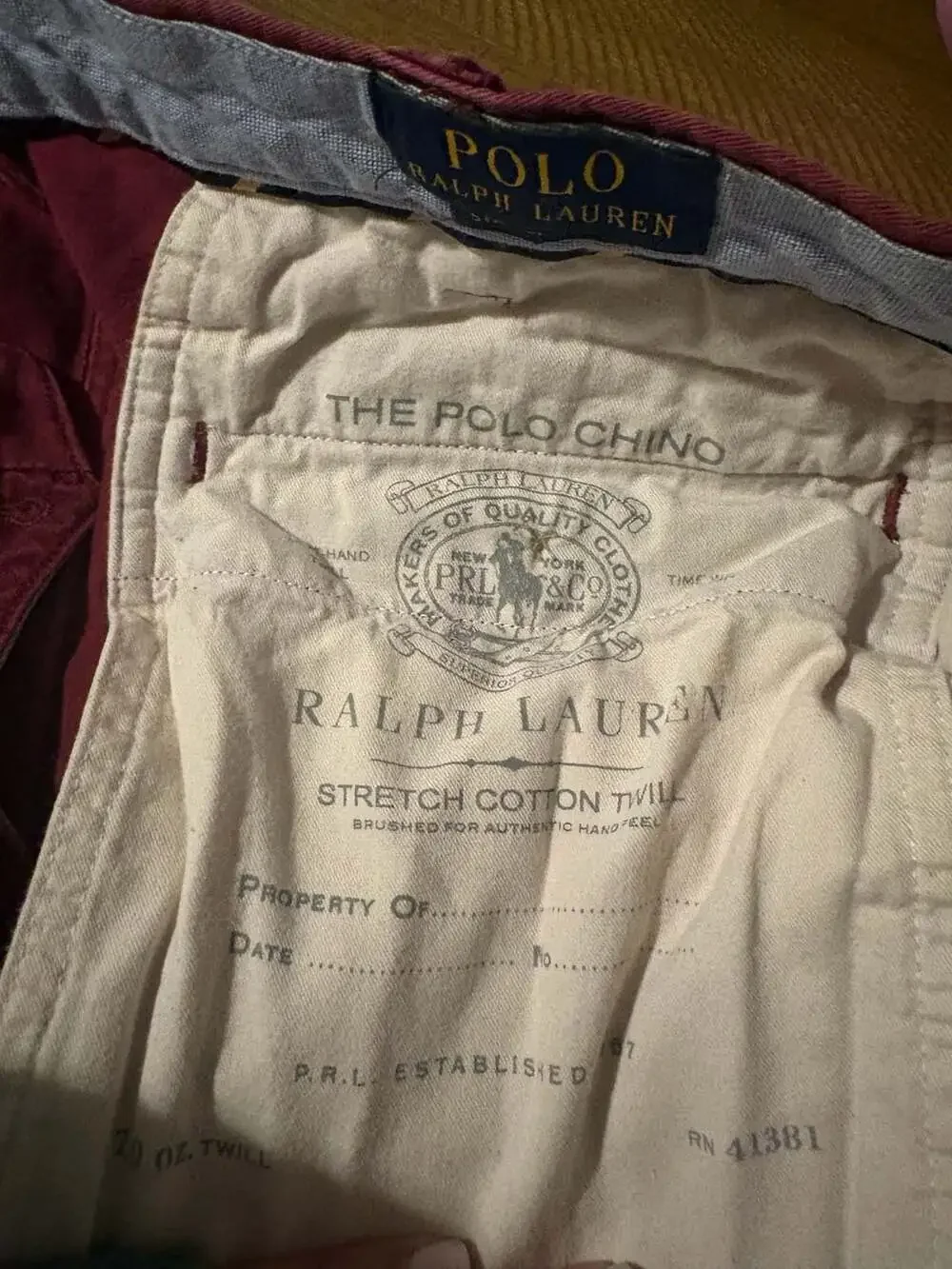 Polo Ralph Lauren The Polo Chino Stretch Slim Fit Cotton Twill Pants
